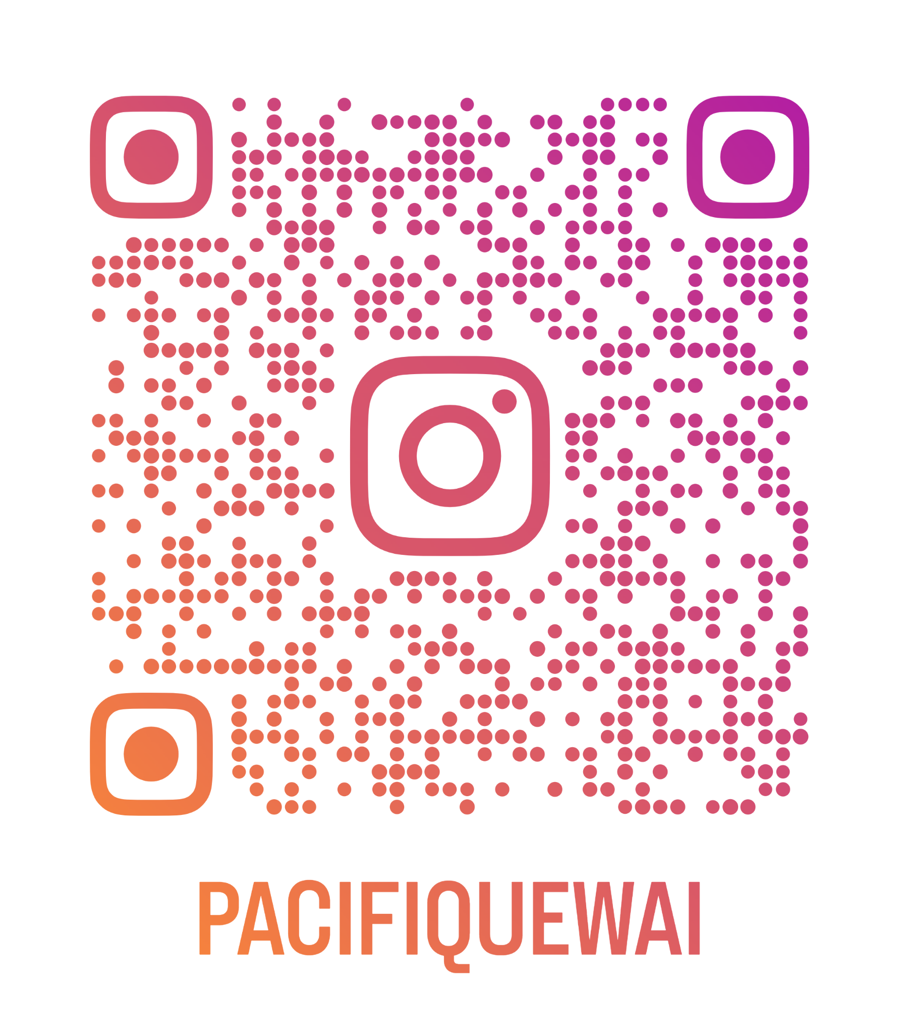 Instagram QR code for Pacifique Wai
